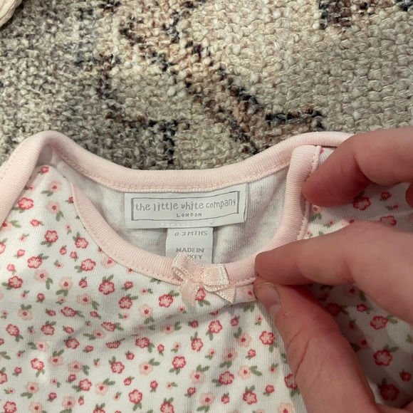 The White Company Floral Onesie - Picture 3 of 3